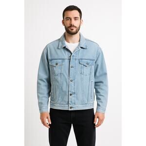 Vintage GAP Denim Jacket XL Made in USA Light Wash 80s–90s Trucker 8os/90s